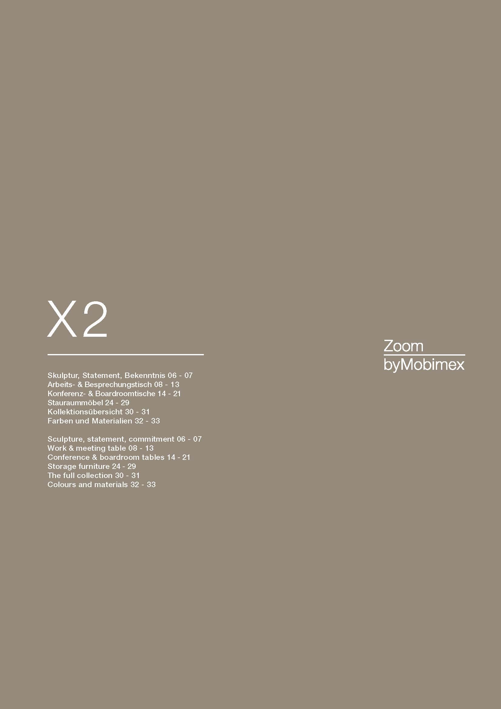 X2 Office Broschüre